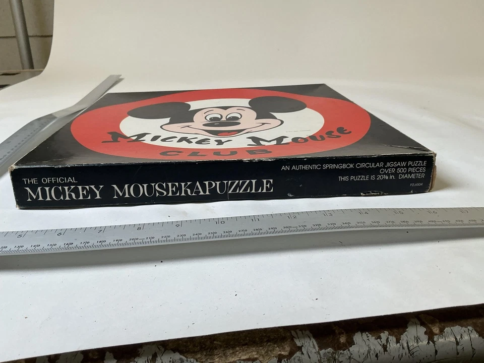 Vintage Springbok Mickey Mouse Club Mousekapuzzle 500+ Disney Jigsaw Puzzle - Image 2 of 4