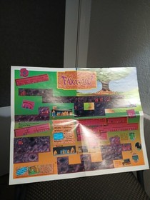 Mapa desplegable RoboCop y Faxanadu - P&oacute;ster insertado promocional Nintendo Power NES