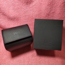 IWC Shaffhausen Authentic Watch Box Case scatola vuota colore nero usato