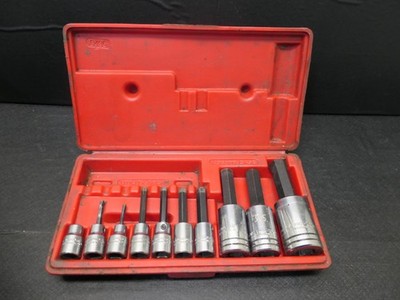 Proto 10 Pc. 1/2'' & 3/8'' Drive SAE Hex Bit Socket Set