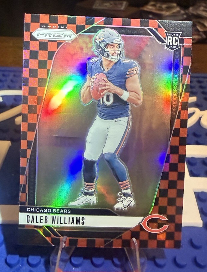 2024 Panini Prizm - Rookies Caleb Williams #301 Black & Red Checker Prizm (RC)