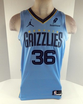 Mens Memphis Grizzlies Marcus Smart #36 Swingman Blue Jersey STMT Nike NWT M 5