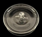 Steuben Crystal Canapé Tray Designed by Lloyd Atkins; 10.5” Signed