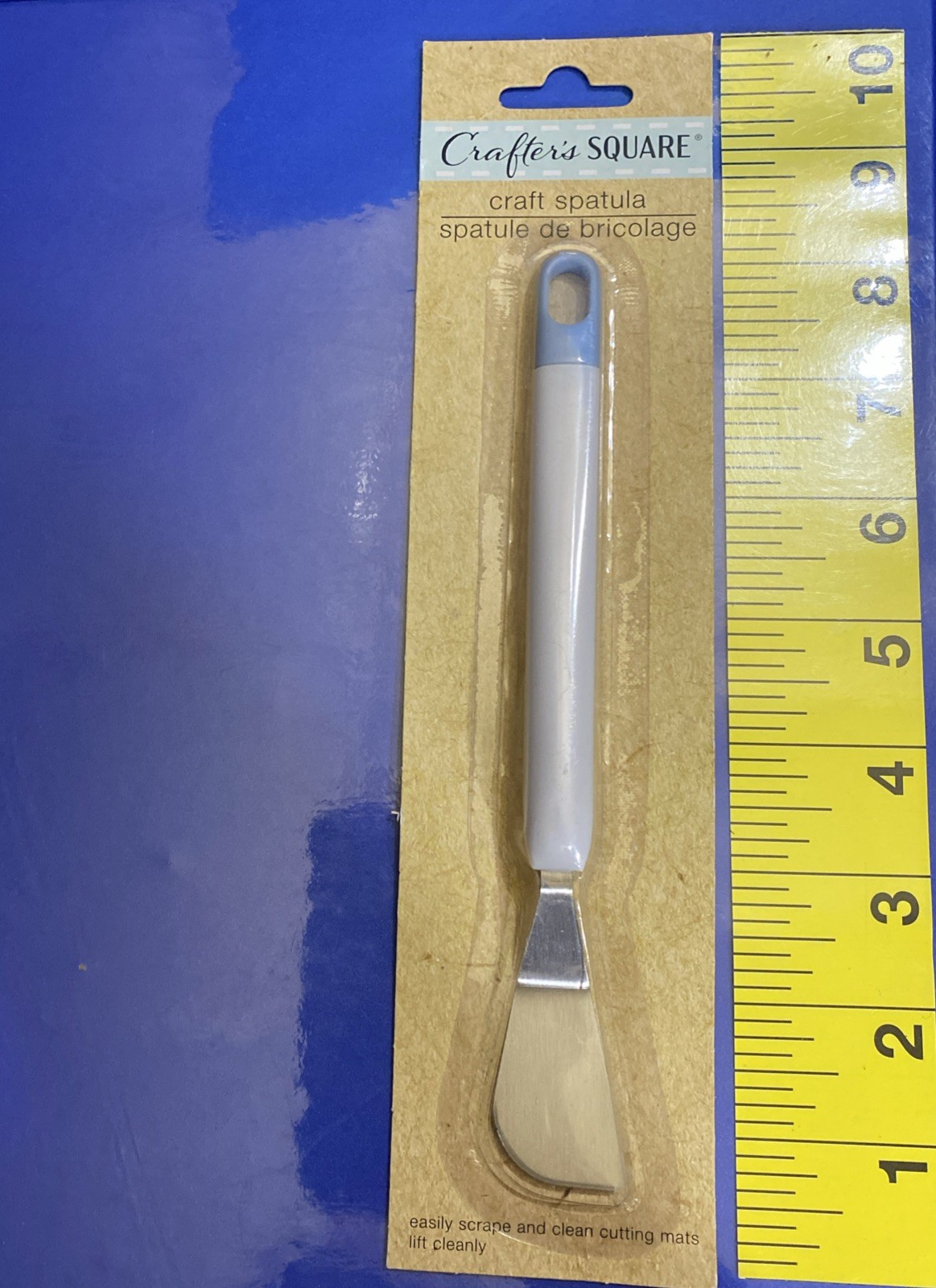 1 New Blue & White Crafter's Square Modeling Clay CRAFT SPATULA 1 Piece NIP