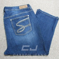 WOMENS 7 FOR ALL MANKIND STRAIGHT LEG CAPRI STRETCH 42"W 23"L / REF (04042)