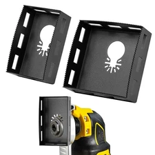 Square Slot Cutter Stainless Steel Drywall Oscillating Tool, Upgrade 2 Pcs