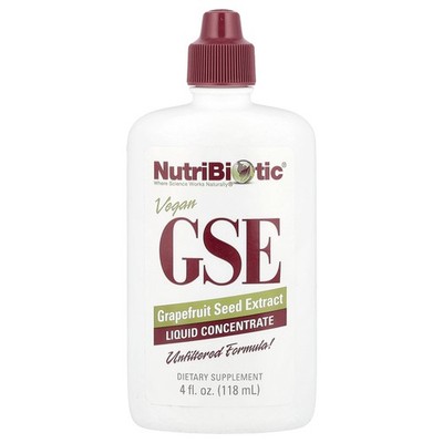 Vegan GSE, Grapefruit Seed Extract, Liquid Concentrate, 100 mg, 4 fl oz (118 ml)