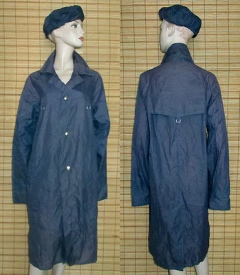 LILAFARBENER REGENMANTEL - RAINCOAT - NYLON - VINTAGE - GR. M - L - Bild 1 von 2