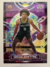 2025-26 Topps Cosmic Chrome Geocentric Black /10 Dylan Harper RC Jersey Match