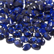 Natürlicher zertifizierter Montana blauer Saphir 3 x 2,5 mm oval AAA +...