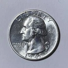 1943-S Washington SILVER Quarter San Francisco Uncirculated UNC — BETTER DATE 🔥