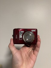 Nikon COOLPIX L20 10.0MP Deep Red Digital Camera W/Case