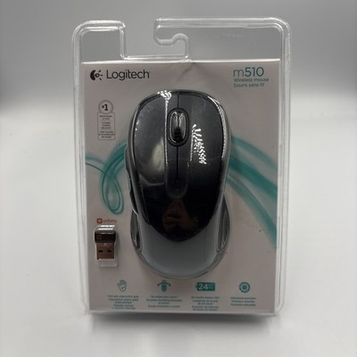 Logitech M510 Wireless Laser Mouse Black