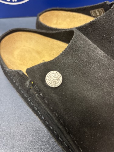 Birkenstock Zermatt Premium Suede Womens Size 7/EU 38 Narrow Black Shoes NIB - Foto 6 di 11
