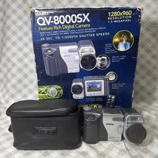 Vintage CASIO QV-8000SX Works With Memory Cards and Other Accessories