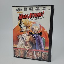 Mars Attacks DVD, 1997 Danny DeVito Tim Burton Glenn Close WB Watermark