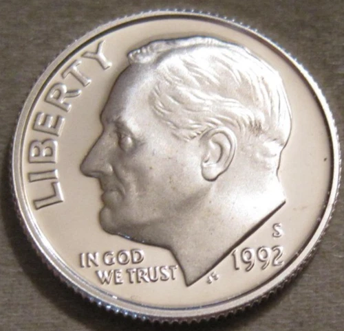 SELLING AS SHOWN ~ 1992 S SILVER PROOF ROOSEVELT DIME *** 90% SILVER *** 421