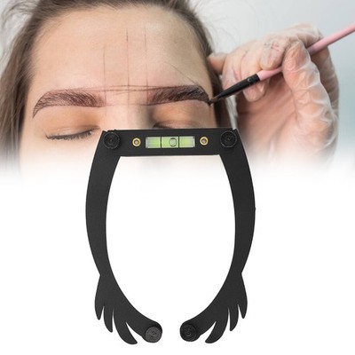 Eyebrow Bow Mapper Foldable Bow Tattoo Line Ruler Reusable Tattoo Eyebrow Ruler