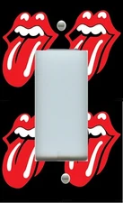 ROLLING STONES MICK JAGGER LIPS MUSIC Image Light Switch Wall Plate Outlet Cover
