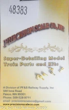 Precision Scale (HOSA) #48383 Packing Gland, Double Flanged, Square, .070" OD