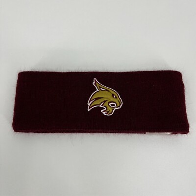 Captivating Headwear Headband Adult One Size Red Texas State Bobcats Acrylic