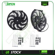 12 Radiator Condenser Cooling Fan Universal Push Pull Mounting Kit 12 Radiator Condenser Cooling Fan Universal Push Pull Mounting Kit