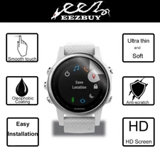 3X Eezbuy LCD Screen Protector Skin HD Film for Garmin Fenix 5x