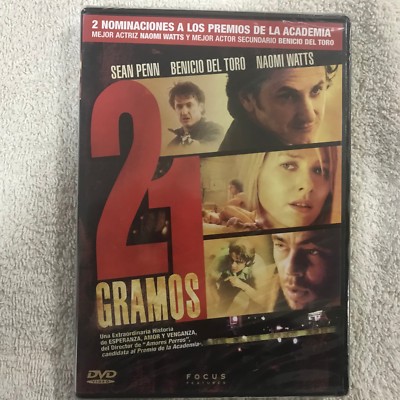 21 Gramm Sean Penn Benicio Del Toro Naomi Watts DVD Neu Neu Versiegelt