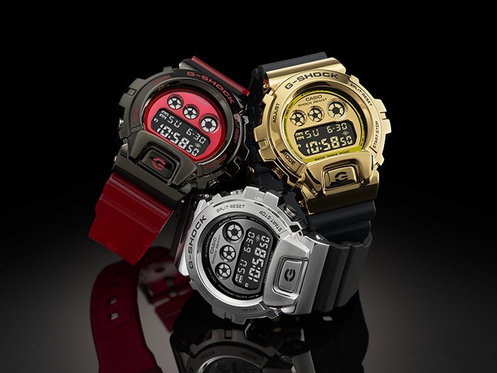 CASIO G-SHOCK GM-6900G-9JF Metal Covered Bezel Digital Watch Gold