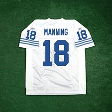 Peyton Manning Reebok Indianapolis Colts Authentic On-Field EQT Away Jersey