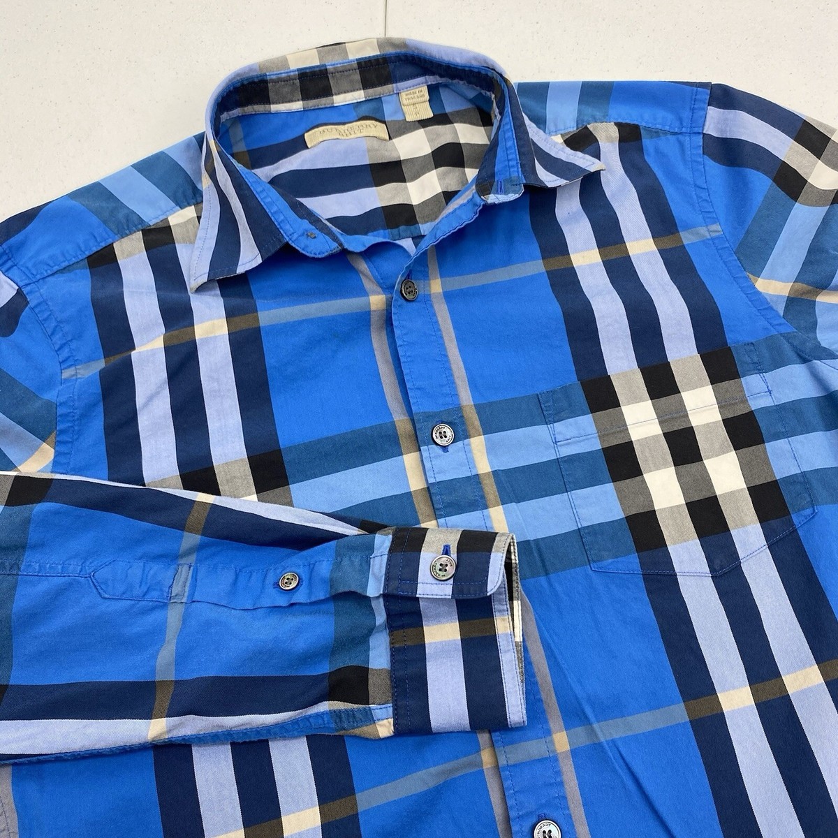 【BURBERRY BRIT】メガノバチェックシャツ BURBERRY BRIT レディースプルオーバーシャツ メガノバチェック