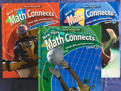 New York Math Connects Course 1 Vol.1, 2 & 3 Student Edition 2009