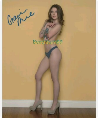  'GAIA RAE'  Really ''HOT'' & Really ''SEXY'' Model - Signed 8x10 Photo COA