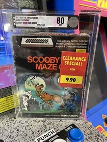 1983 Intellivision Scooby Doo's Maze Chase Graded VGA 80 NM Sealed