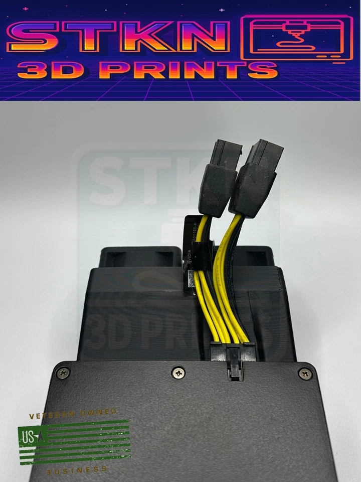 2-PACK ⚡ Nvidia Tesla P40 ⚡ V100 K80 P100 M40 Fan Adapter Home AI ✨Wholesale✨ - Image 3 of 4