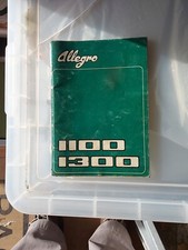 Austin Allegro Driver's Handbook 1975 Austin Morris Group British Leyland 