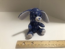 McDonald Happy Meal Mini Build a Bear Snow Sparkles Bunny Plush Animal Toy 2015