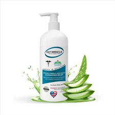 GLY MIRACLE Original Body Lotion for Dry Skin 16 oz Pump Bottle Fresh Scent