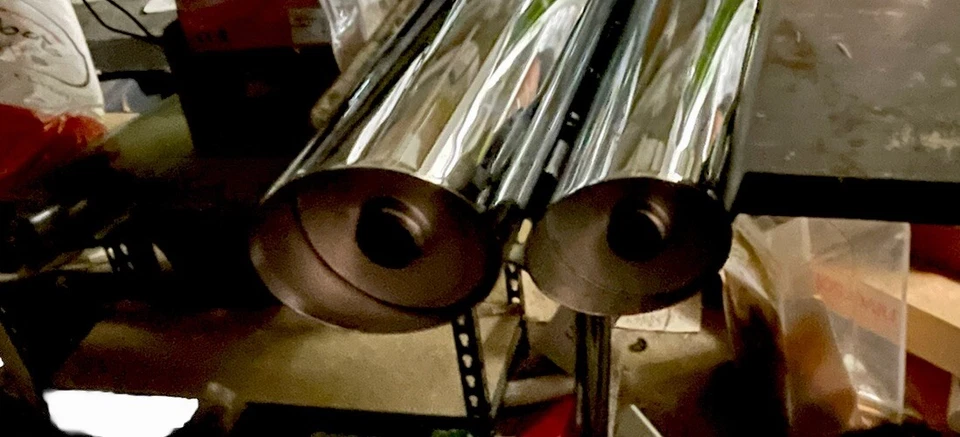 Заводские хромированные выхлопные трубы Victory для мотоциклов + глушитель от оригинального производителя с перегородками - Изображение 2 из 4