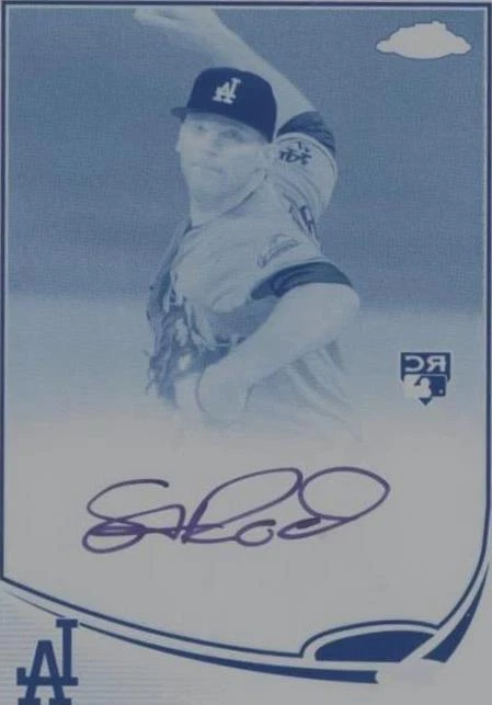 Rookie Autographs Printing Plate Cyan