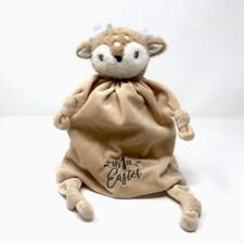 MTY INTERNATIONAL FAWN DEER MY 1ST EASTER RATTLE LOVEY PLUSH SECURITY BLANKET