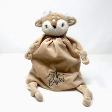 MTY INTERNATIONAL FAWN DEER MY 1ST EASTER RATTLE LOVEY PLUSH SECURITY BLANKET 