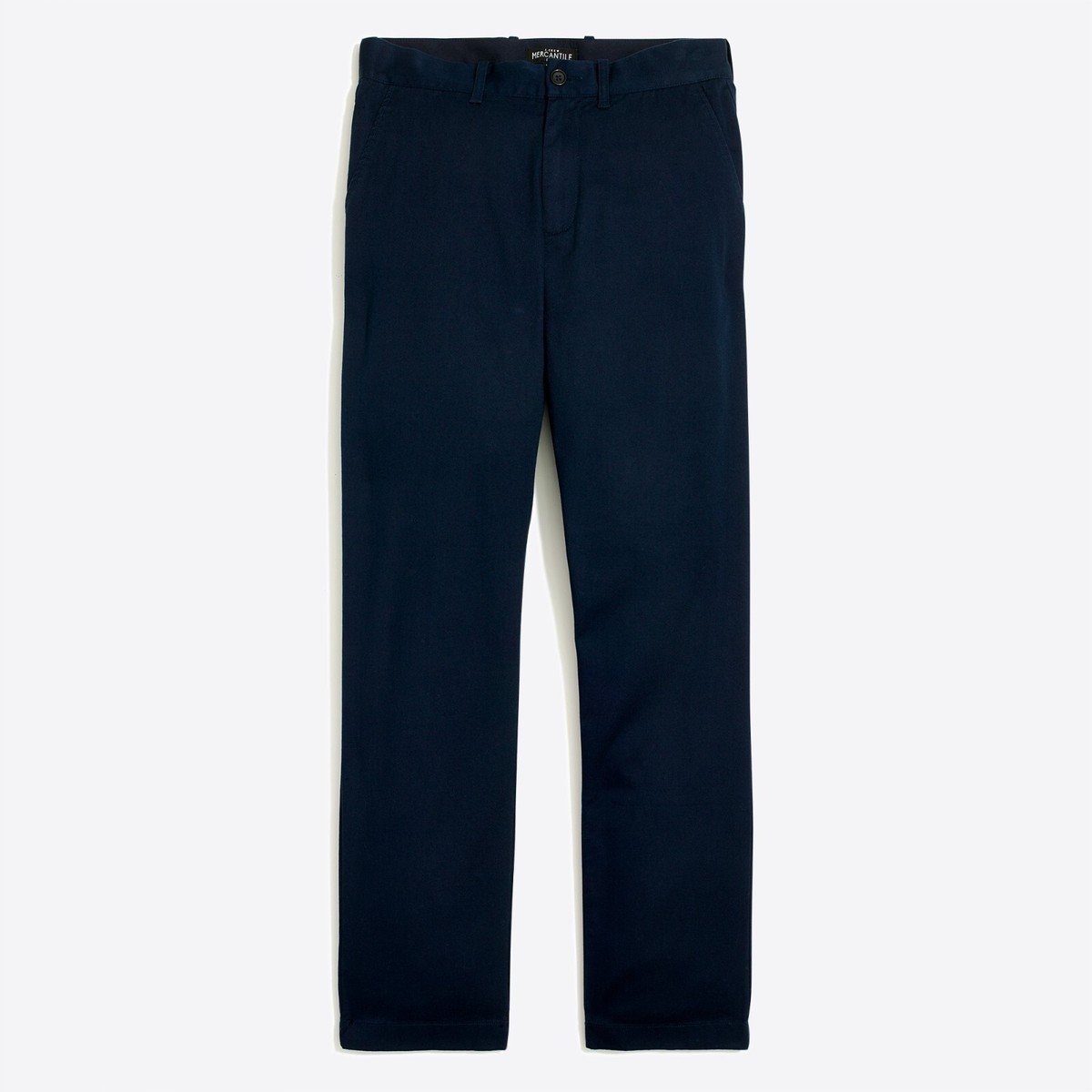 NWT Mens Size 38 38x32 J. Crew Navy Blue Straight Fit Flex Chino