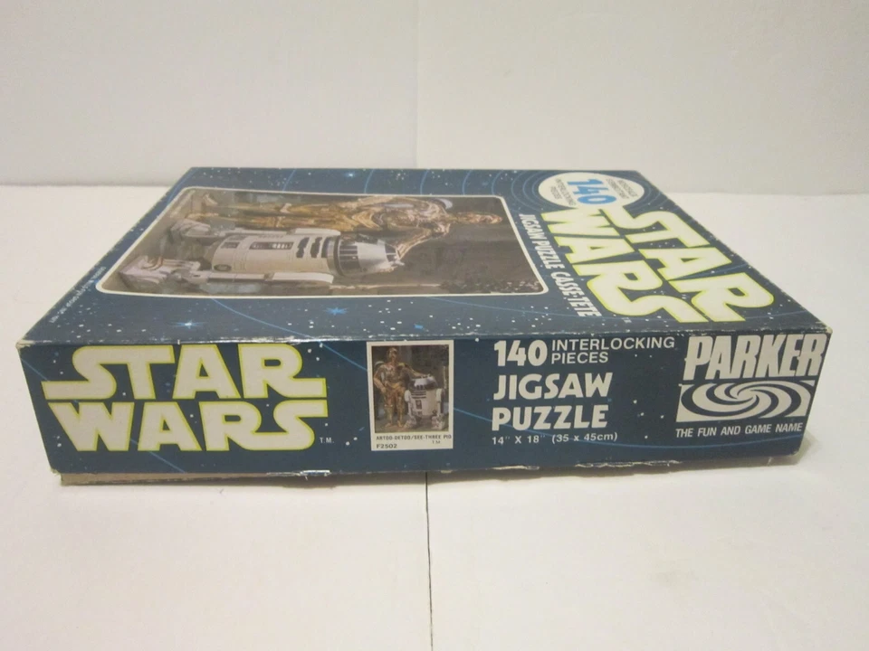 Rompecabezas vintage 1977 Star Wars Morceaux S'Emboitant Canadian Parker Bros Foto 3 de 4