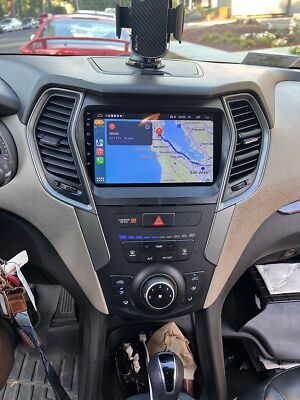 APPLE CARPLAY CAR RADIO GPS STEREO FM FOR HYUNDAI SANTA FE SPORT IX45 2013-2017