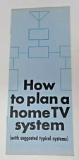 Mid Century How To Plan Home TV System Guide Vintage Blonder Tongue 1965