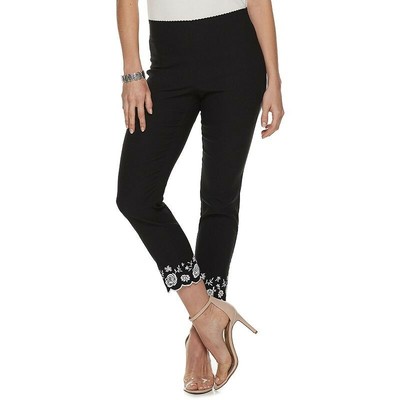 Elle Pull-On Skinny Fit Embroidered 