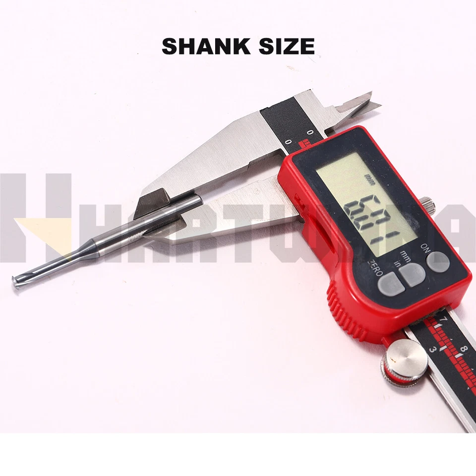 3PCS SINGLE PITCH THREAD  M6X1.0 D4.85X20XD6X60X4T MILL - TiALN For 60 Degrees - Image 2 of 4