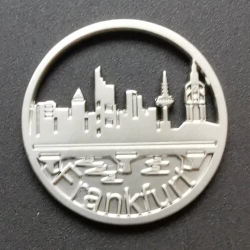 Einkaufswagen Chip EKW Chip Frankfurt Skyline