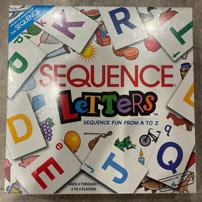 Sequence Letters Game- Factory Sealed